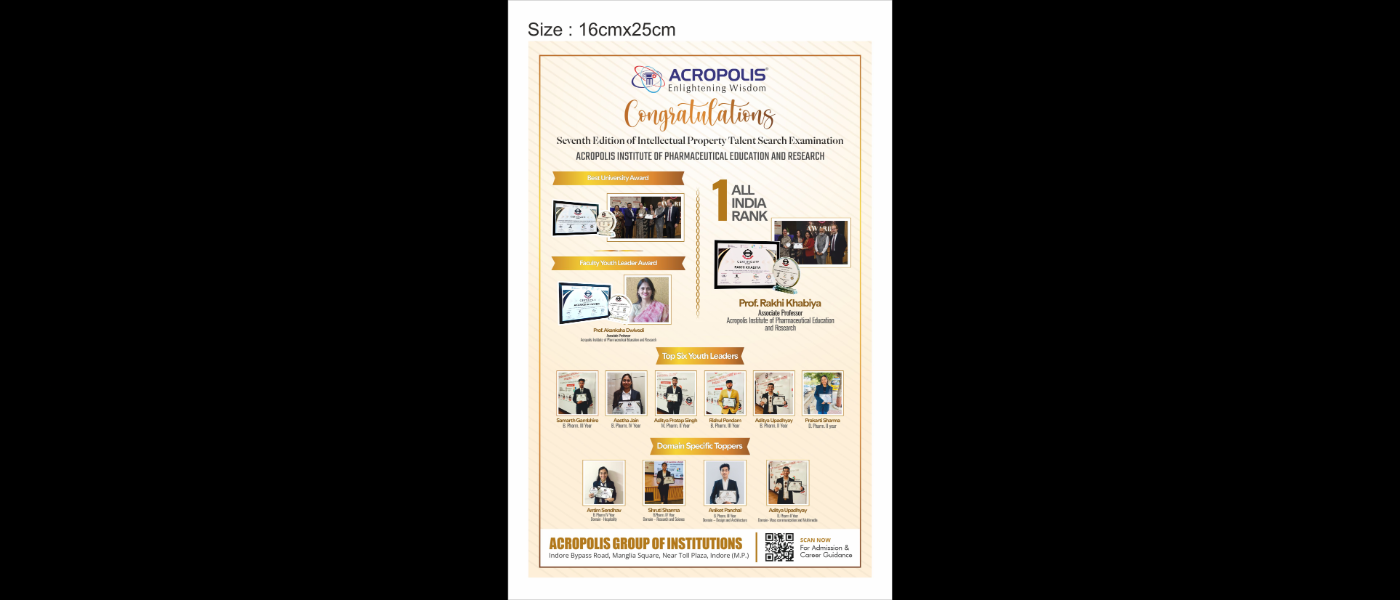 New Quarter Page Ad 33 x25 Acheivments 2